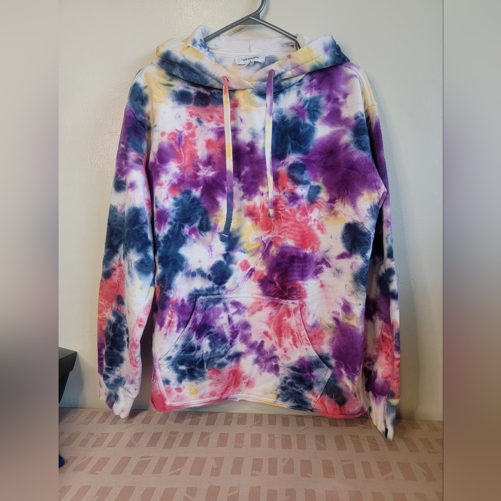 True Religion Tye Dye Hoodie - Picture 1 of 6
